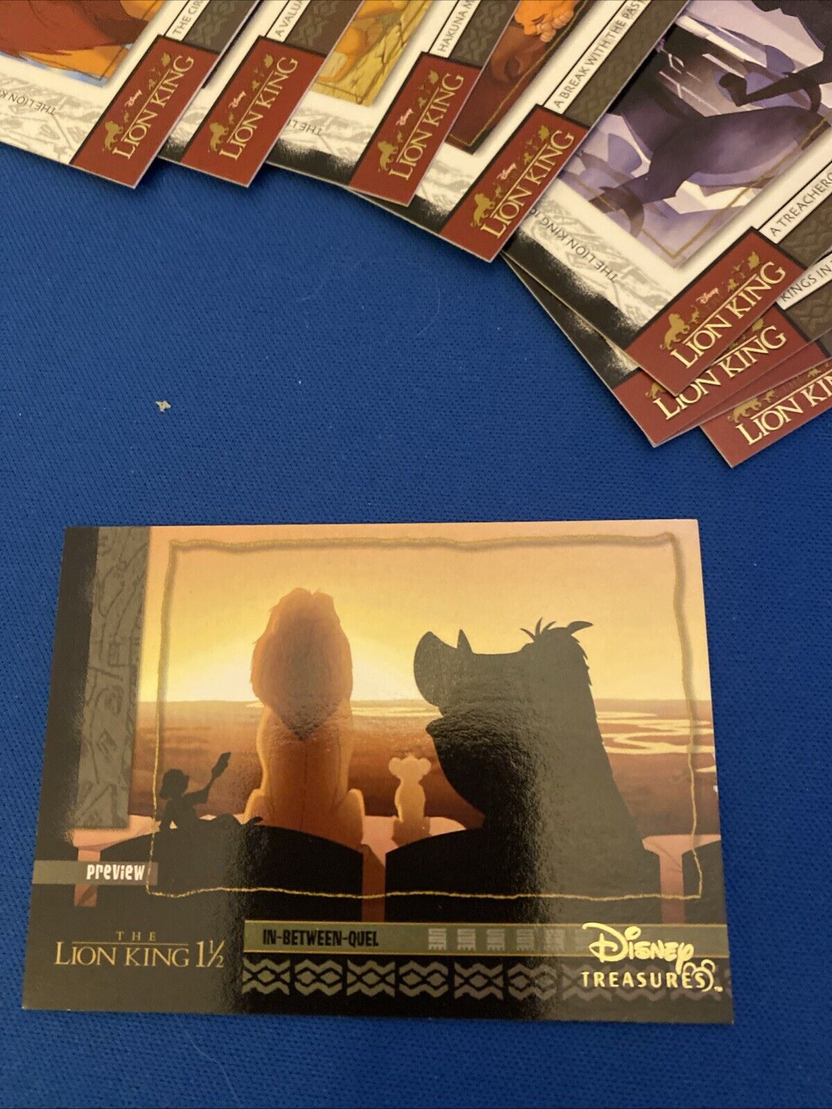 Upper Deck 2003 Disney Treasures Lion King Near Set x9 Trading Cards (5763