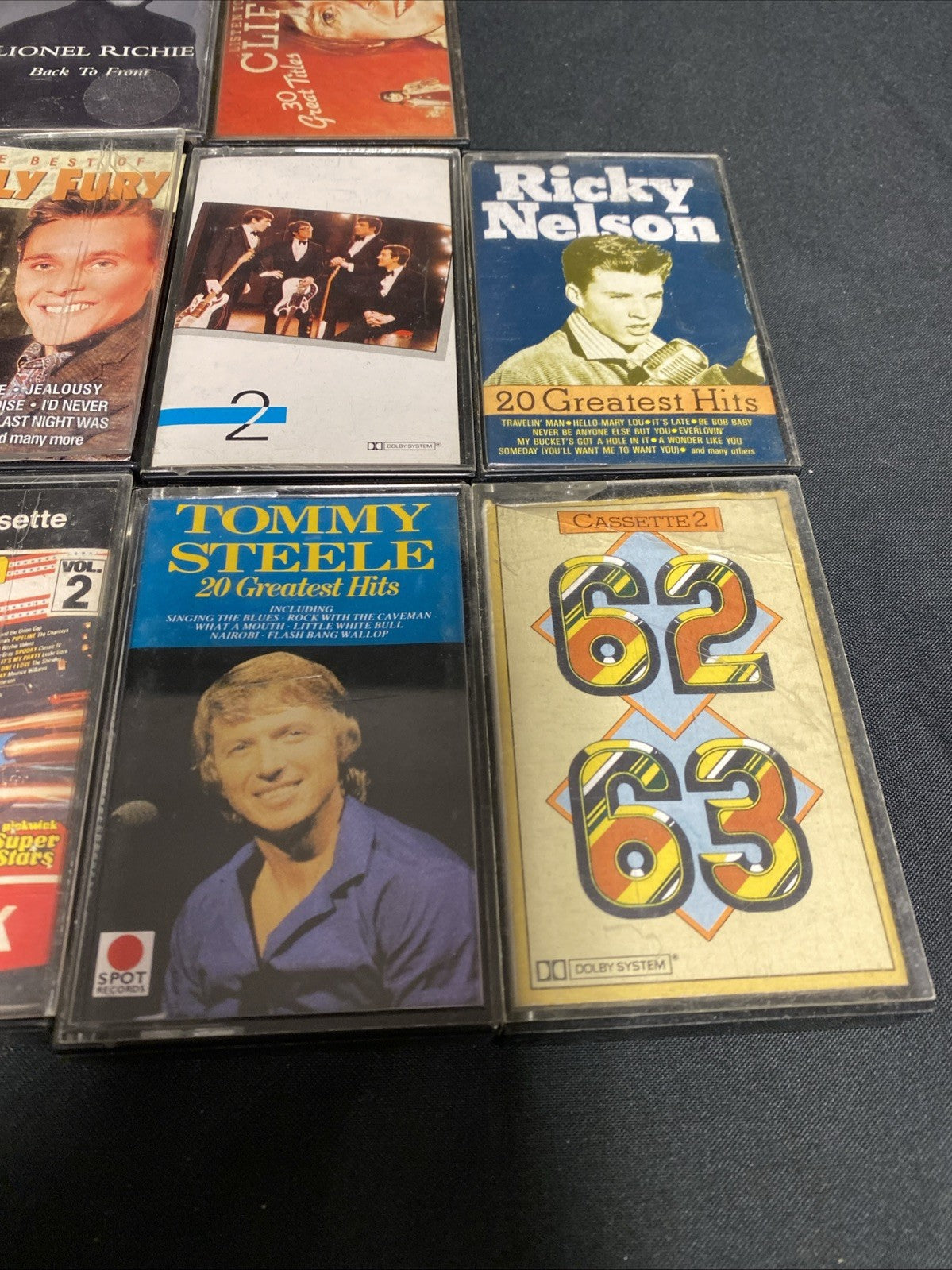 20 Cassette tapes Mainly 60's Rock N Roll Orbison Steele Fury - (1735)
