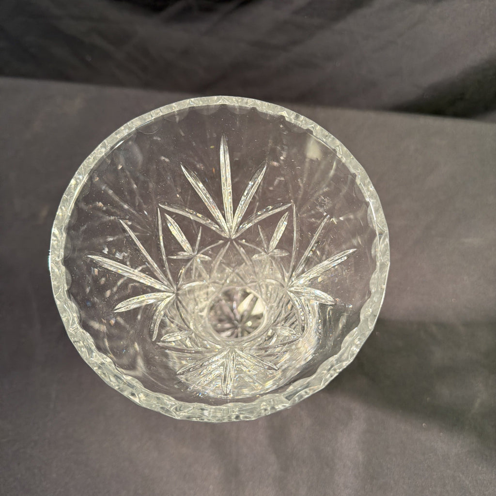 Royal Doulton Lead Crystal 10" Newbury Vase - Mint condition Rare Large Size - (2066)