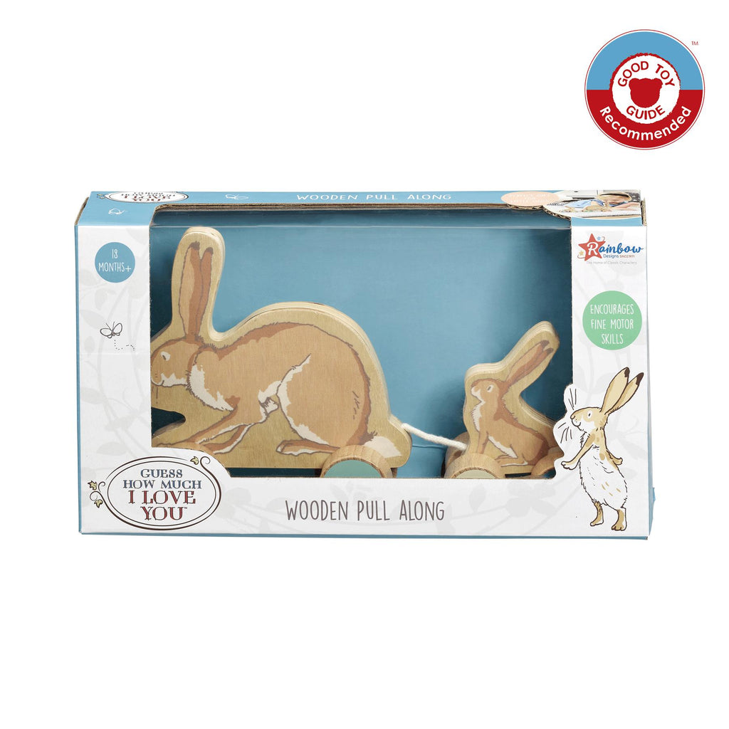 Guess How Much I Love You Wooden Pull Along by Rainbow Designs
