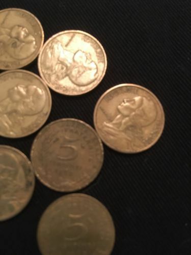 France 5 Centimes Coins Marianne x 10 - All 1960's - (2752)