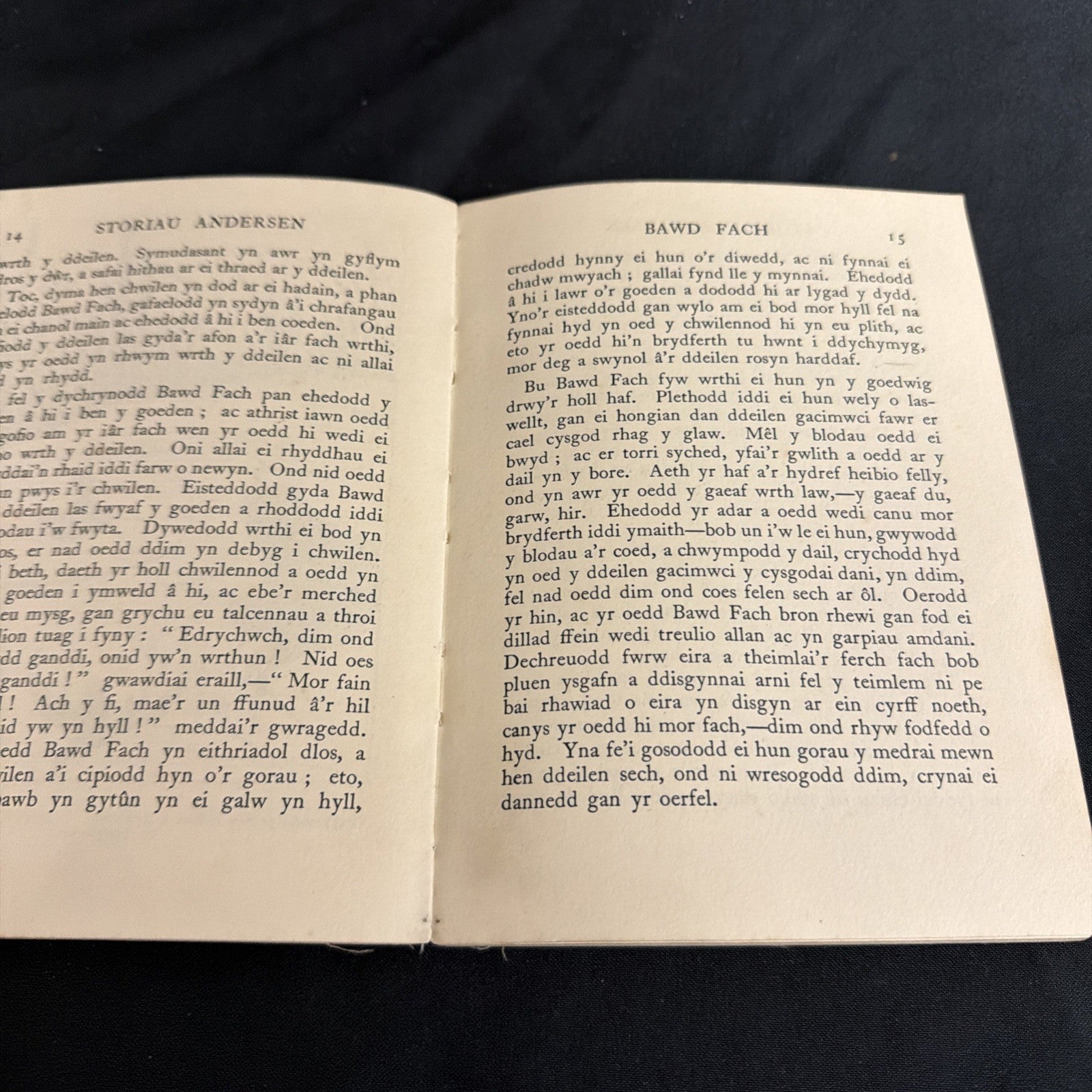 Storiau Anderson yr Ail Ran, David Evans - Welsh Language book - (1889)