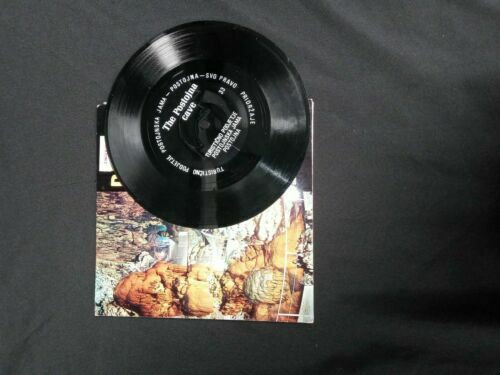 POSTOJNA CAVE - Floppy vinyl English single and 11 original slide photos (6986)