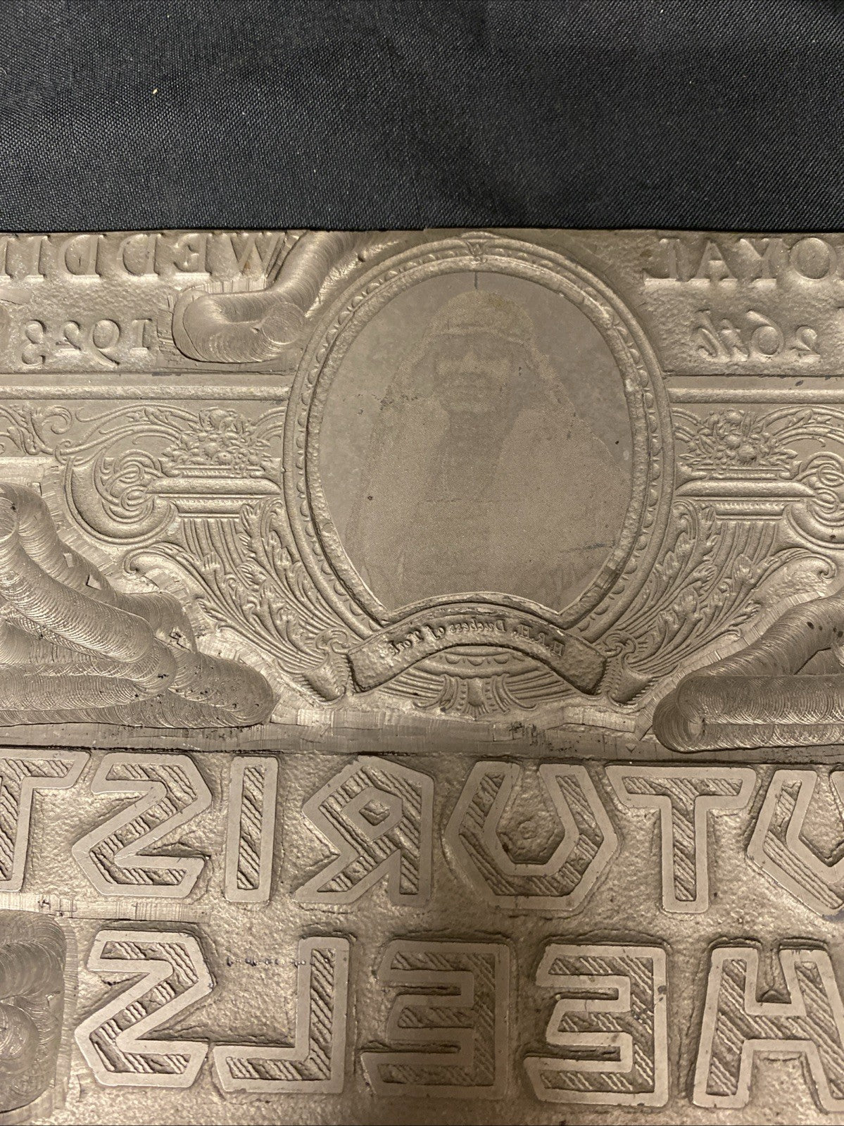 Metal Printers Plate April 26th 1923 Royal Wedding Futurist Heels - (1684)