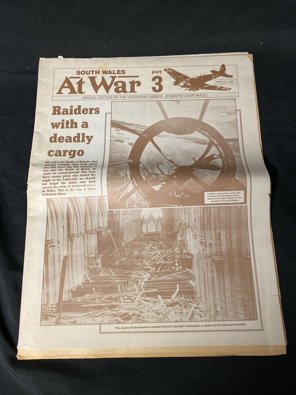 South Wales Echo 1989 - At War x 3, Yesterday x 1, News from 1900 to 1989 - (5416)