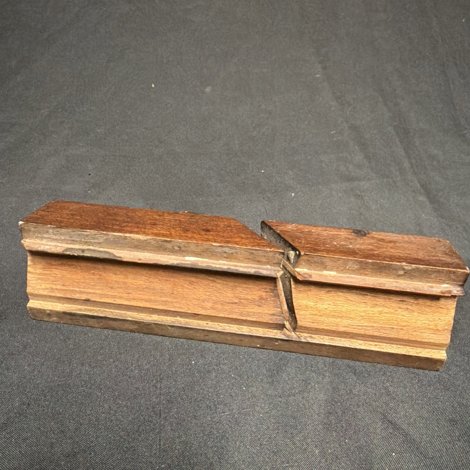 Antique British Wooden Moulding Plane 9.5" J. Clarke, Liverpool - (1852)