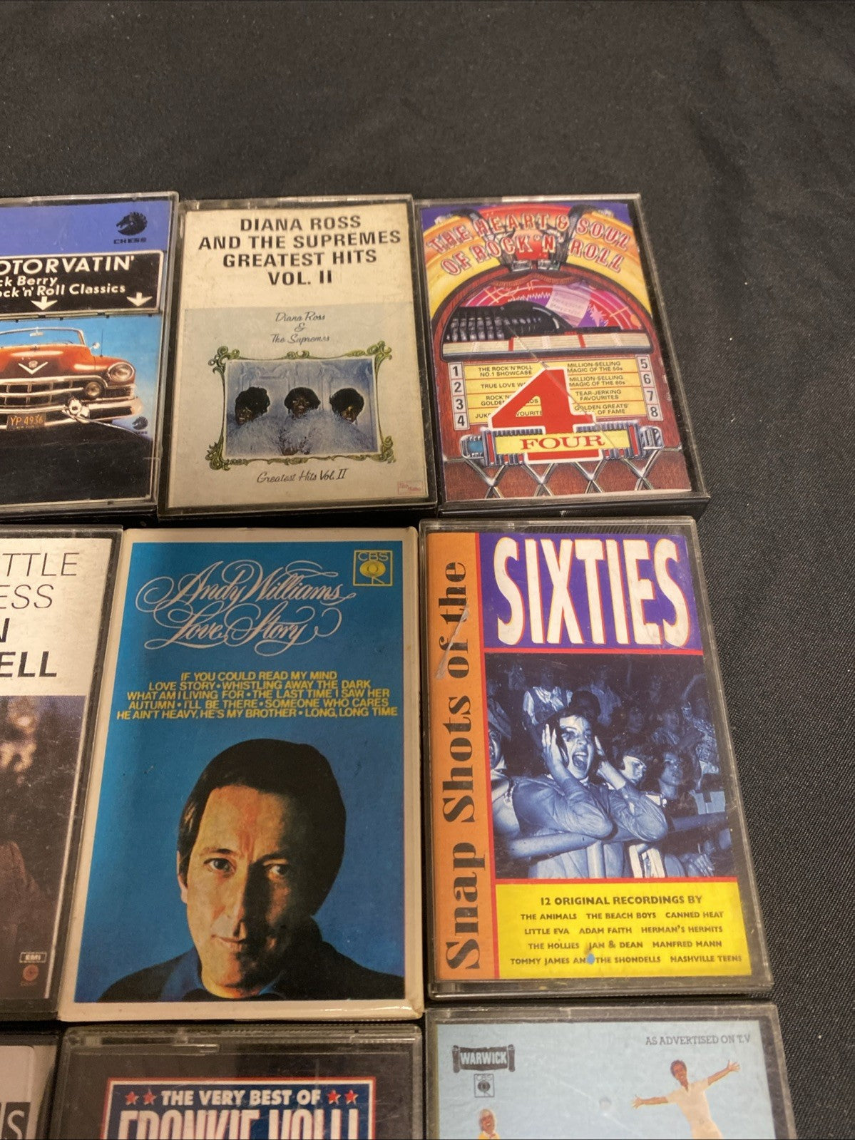20 Cassette tapes Mainly 60's / 70's Valli Ross Essex Como Bilk - (1737)