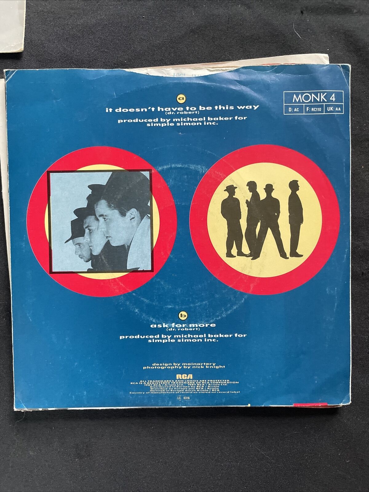 Vinyl Records 7" Singles 5 x 1980's Stevie Wonder & The Blow Monkeys - 9430