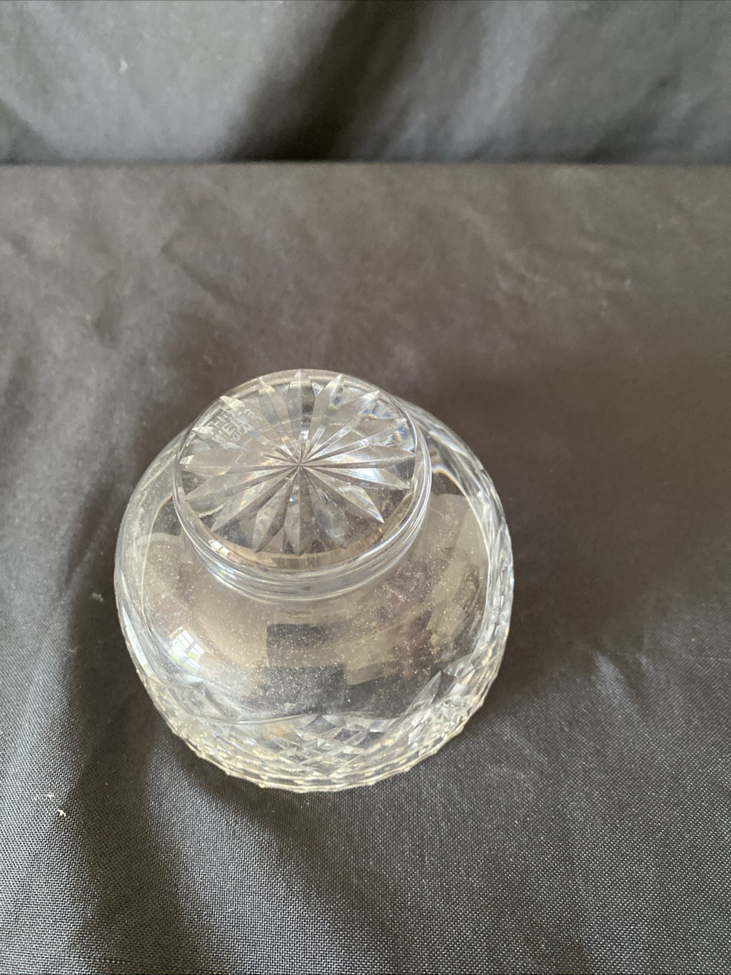Thomas Webb Thos. Webb Signed Crystal Footed Bowl 1970's 87mm Diam -(5462)