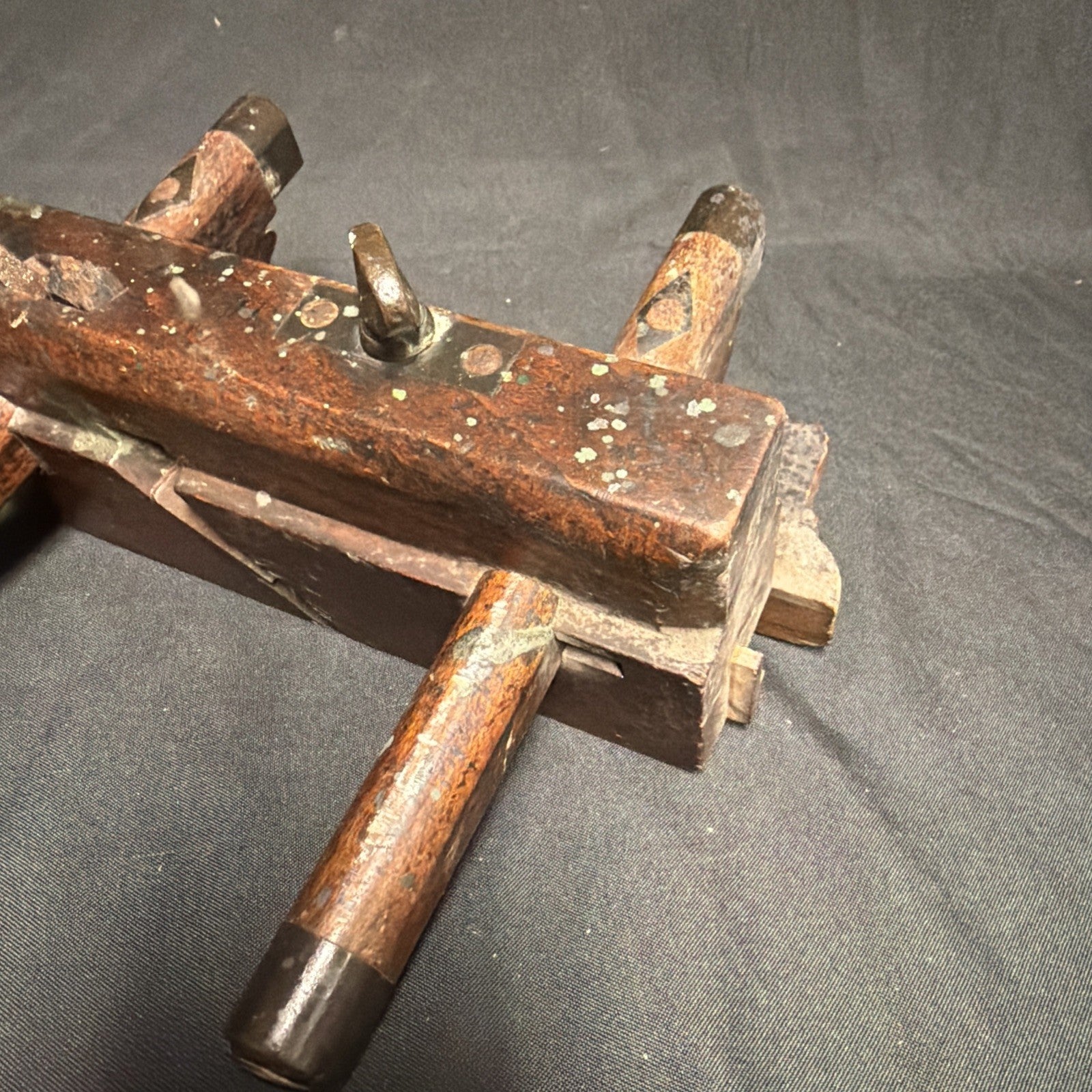 Antique British Wooden Plough Plane 9.5" - (1943)