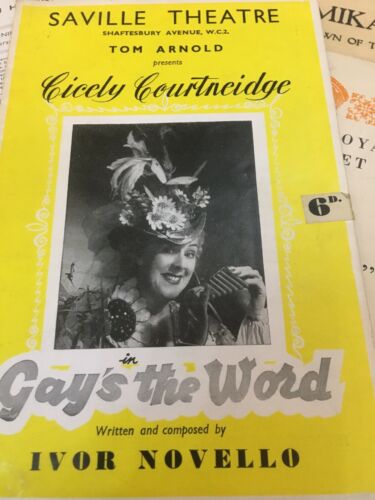 1950's Theatre Programmes x 14 - Garrick Apollo Saville Pavilion Theatre - (2955)