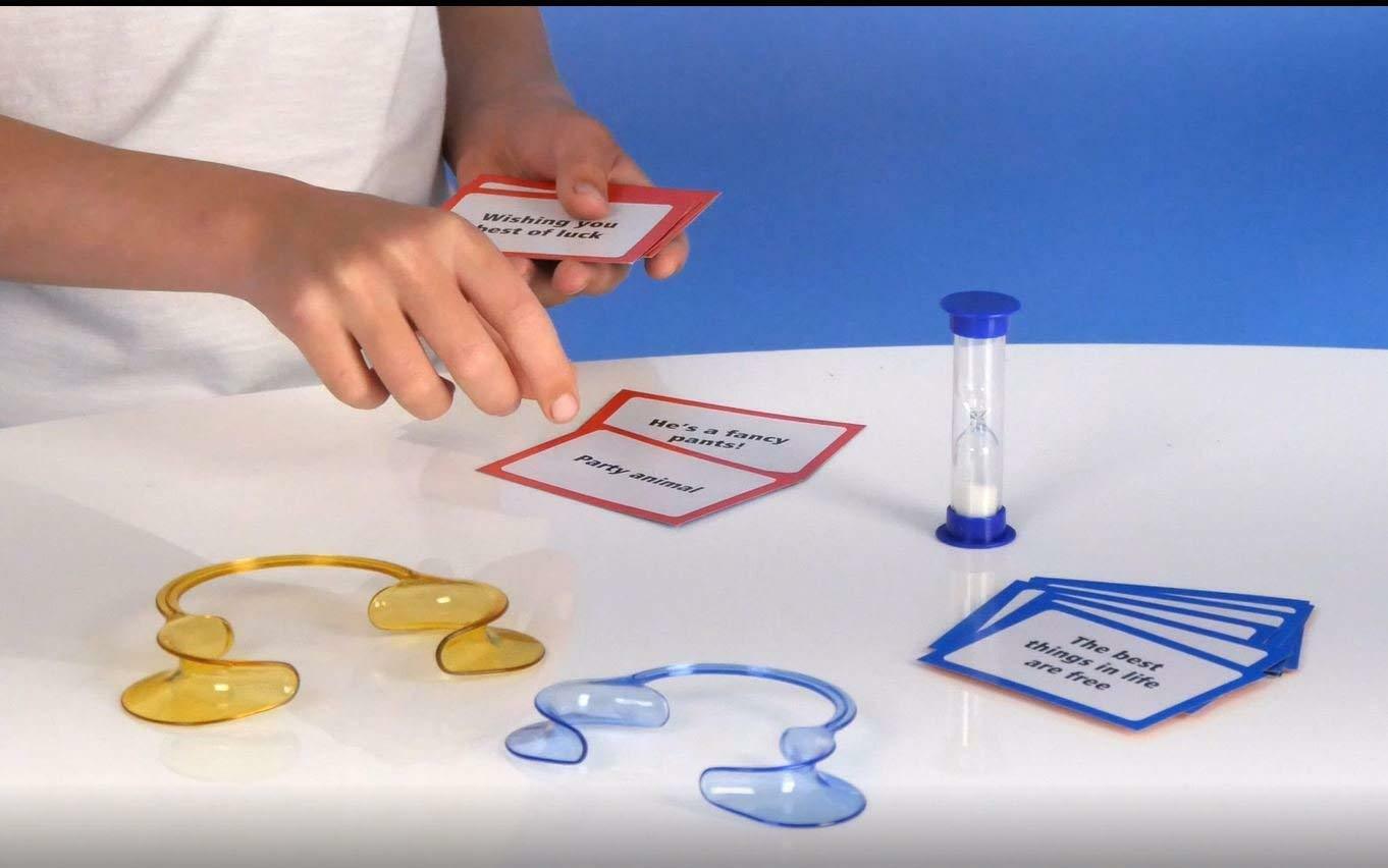 Say It Don't Spray It - 6 x Mouthguard Game packs - 2 player Travel party