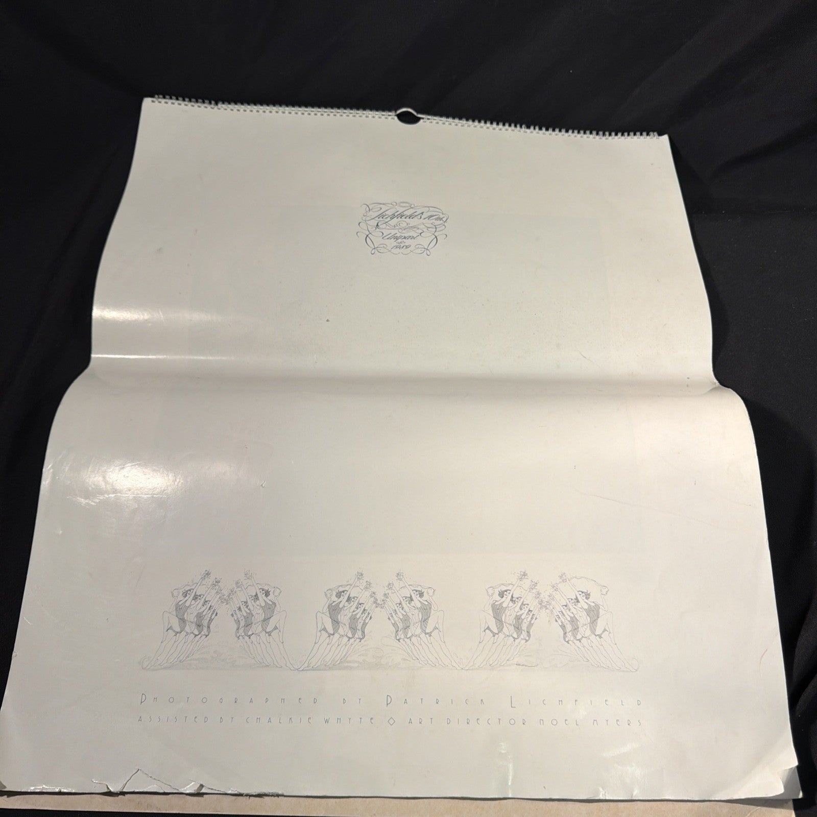 Lichfield 10th 1989 Unipart Nudes Calendar VERY RARE - (1483)