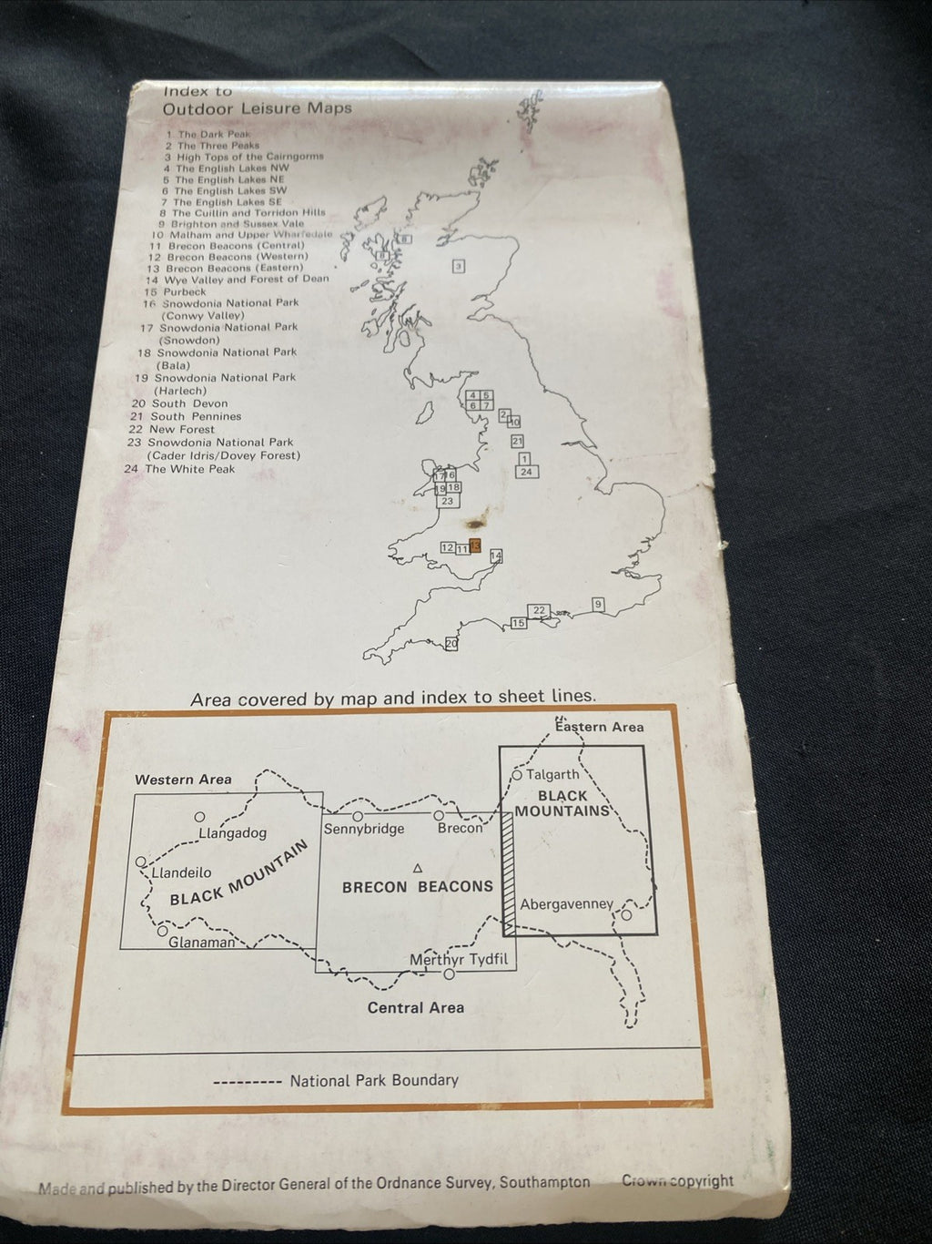 Brecon Beacons National Park Ordnance Survey Outdoor Leisure Map 1:25 sc (1211)