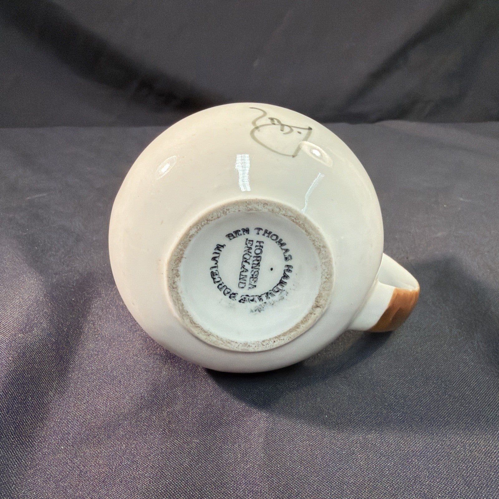 Hornsea Ben Thomas Porcelain hand Made and Painted Hedgehog Mug - (2025)