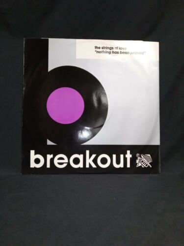 VINYL RECORD - Paul Oakenfold BREAKOUT Nothing has been proved PROMO COPY (6957