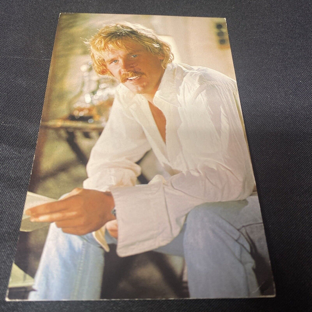 Nick Nolte Pre Printed Autograph original dated stamped 1984 fan postcard (8916)