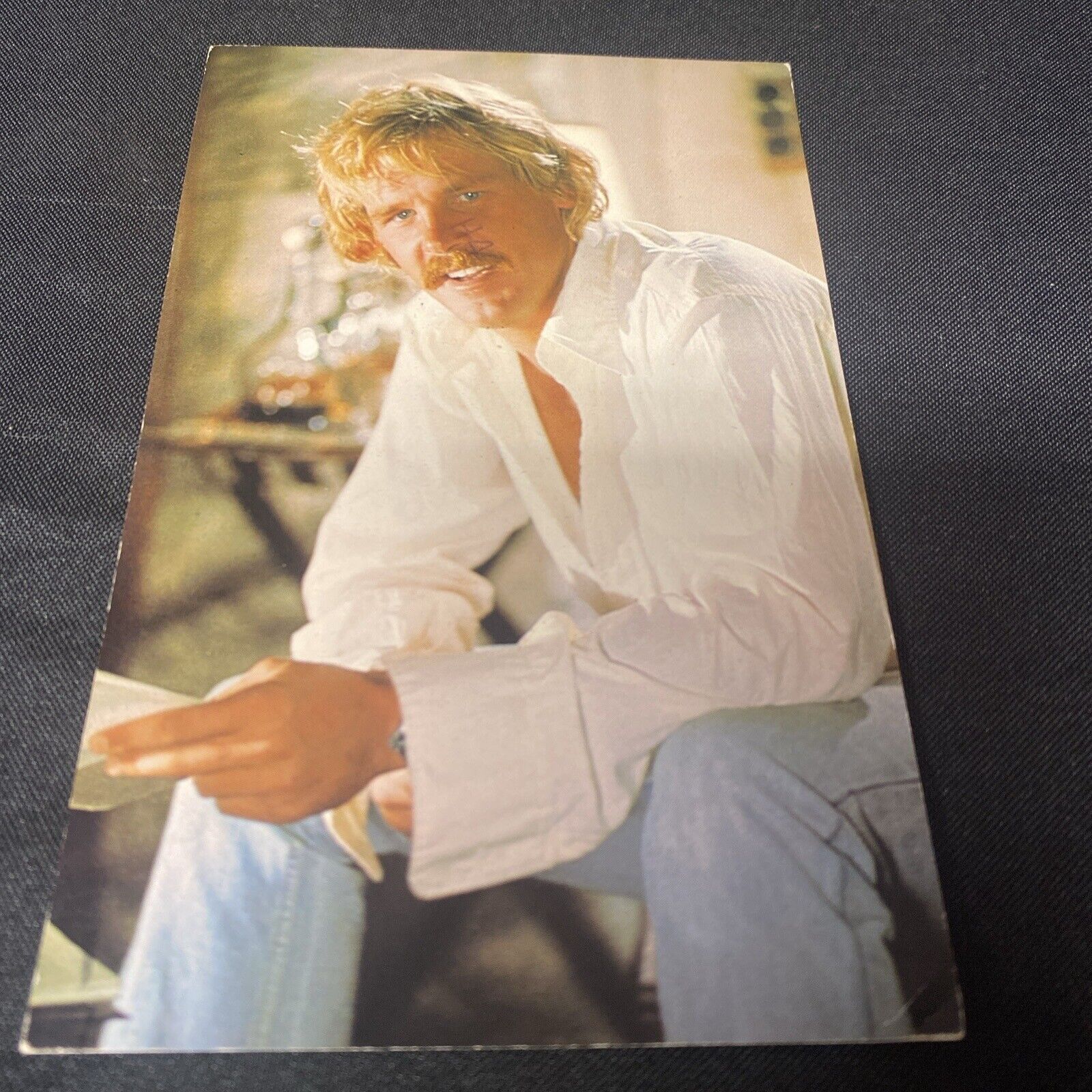 Nick Nolte Pre Printed Autograph original dated stamped 1984 fan postcard (8916)