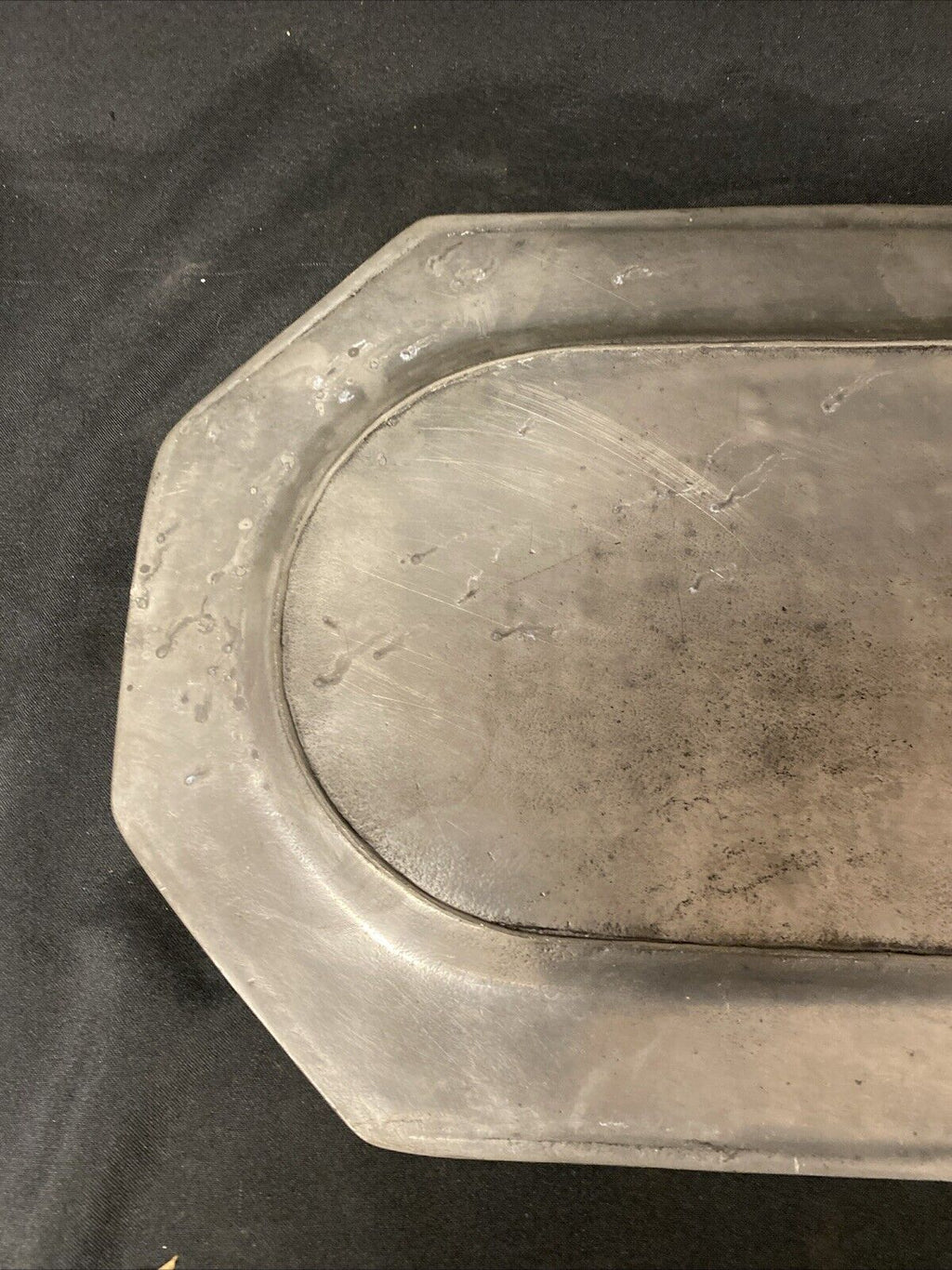 Antique German Pewter 3 Angel & Star in circle Hallmarks 50cm long - (5721)