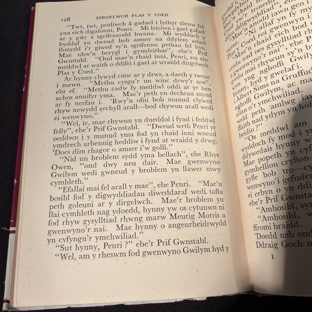 Dirgelwch Play Y Coed, Meuryn - Welsh Language book - (1867)
