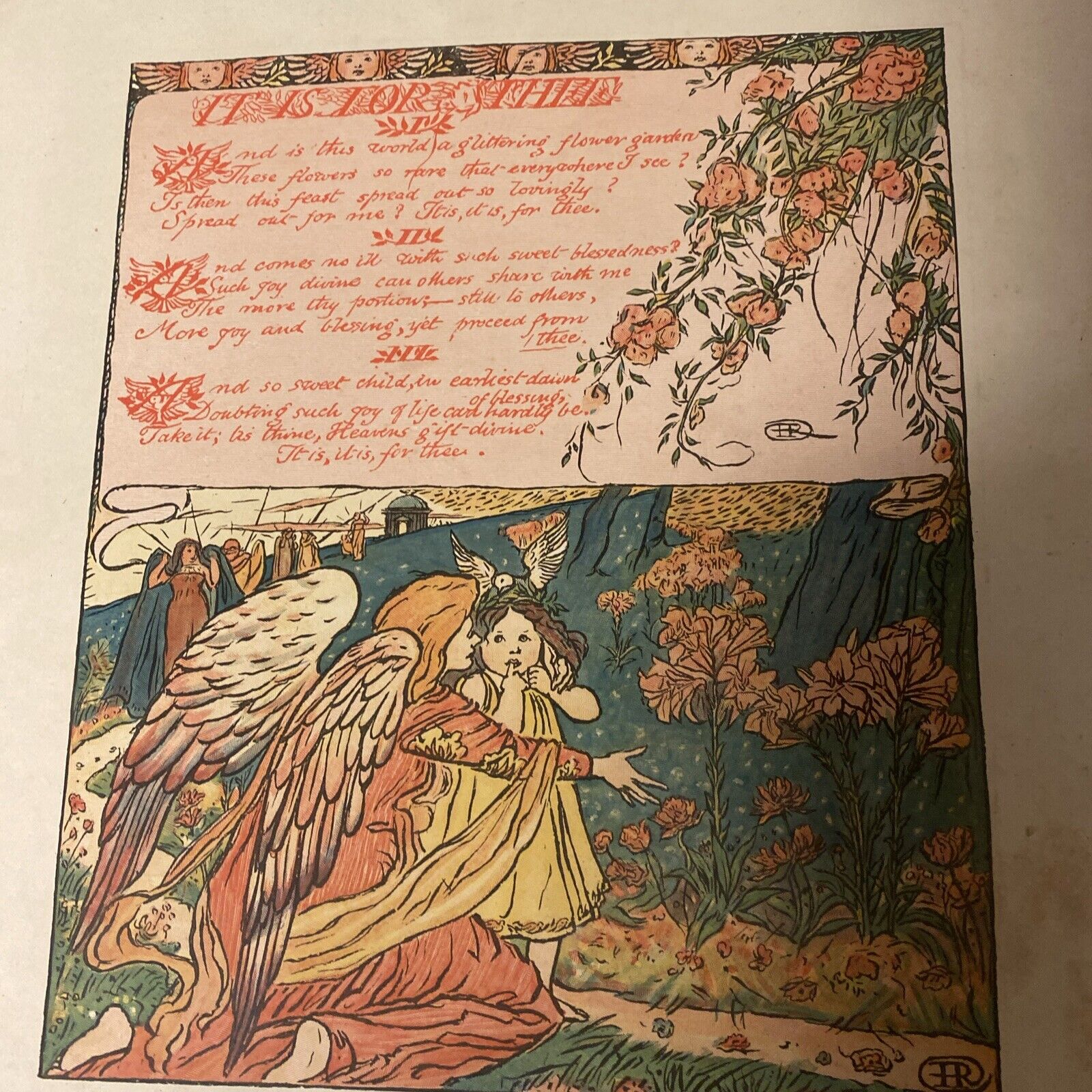 1889 Flowers of Paradise Reginald Francis Hallward 1st Ed. Illustrated - (5303)