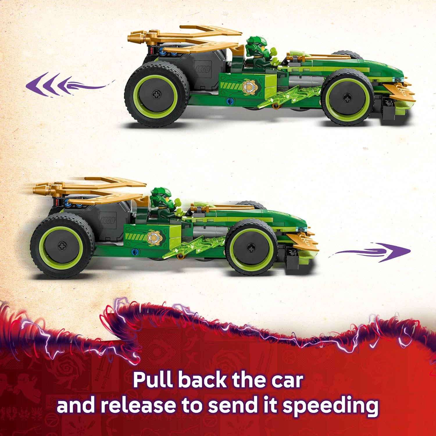 LEGO Ninjago - Lloyd's Pull Back Race Car - 71828