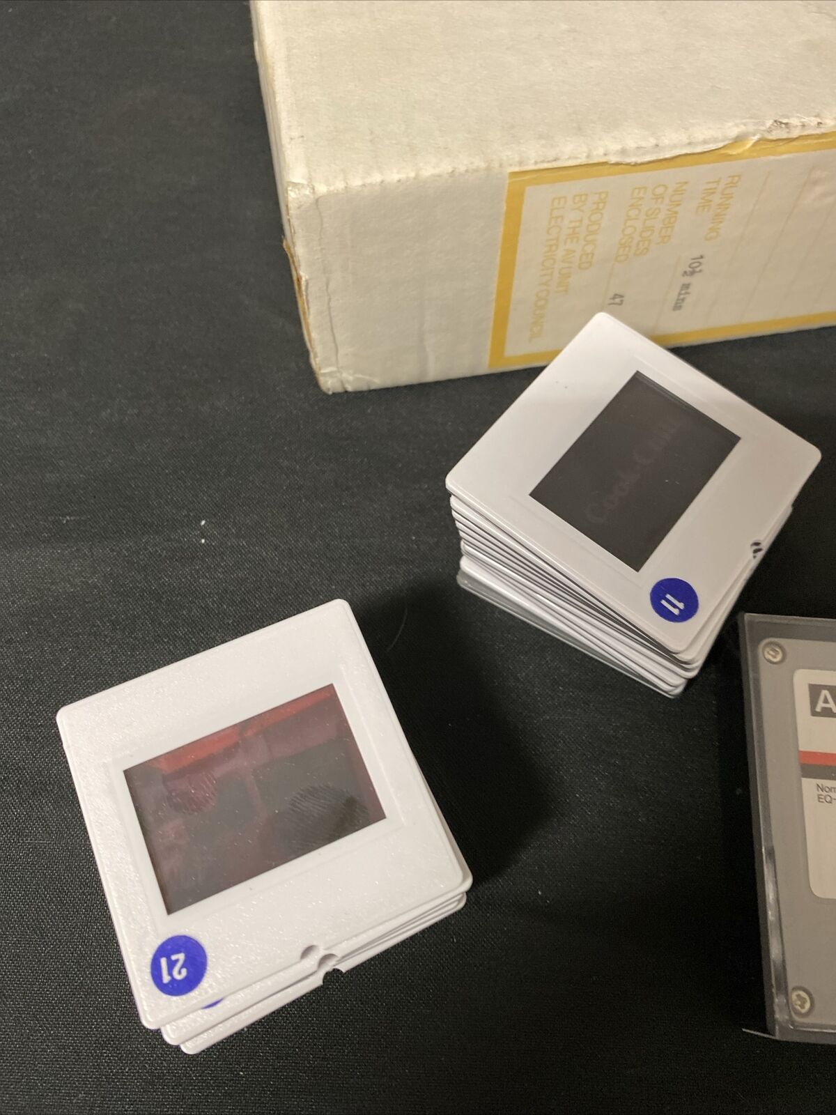 1970's Vintage presentation 47 slides & Tape "Cook Chill Management" - (5112)