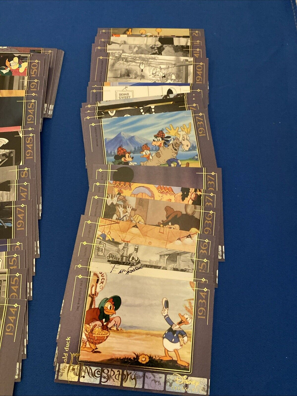 Upper Deck 2003 Disney Treasures Donald Duck filmography x44 Trading Cards (5754