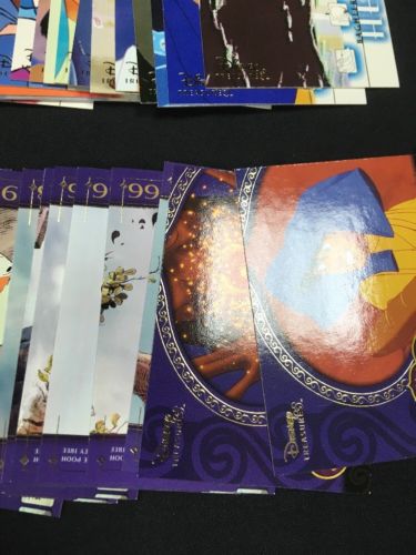 Upper Deck Disney Treasures S3 Trading cards x 47 inc Pooh Silly Aladdin -(6302