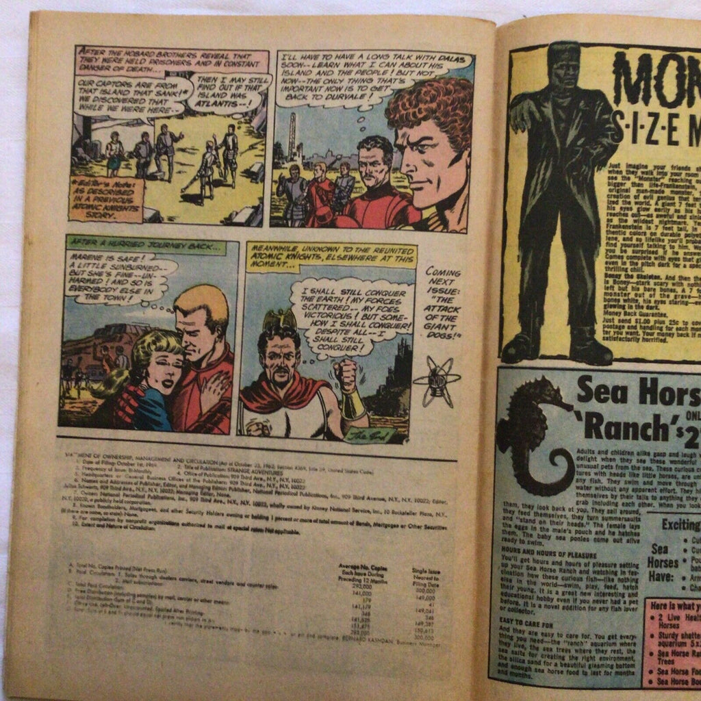 COMIC - DC Comics ADAM STRANGE War in Washington - Apr 1970 - New York - (8867)