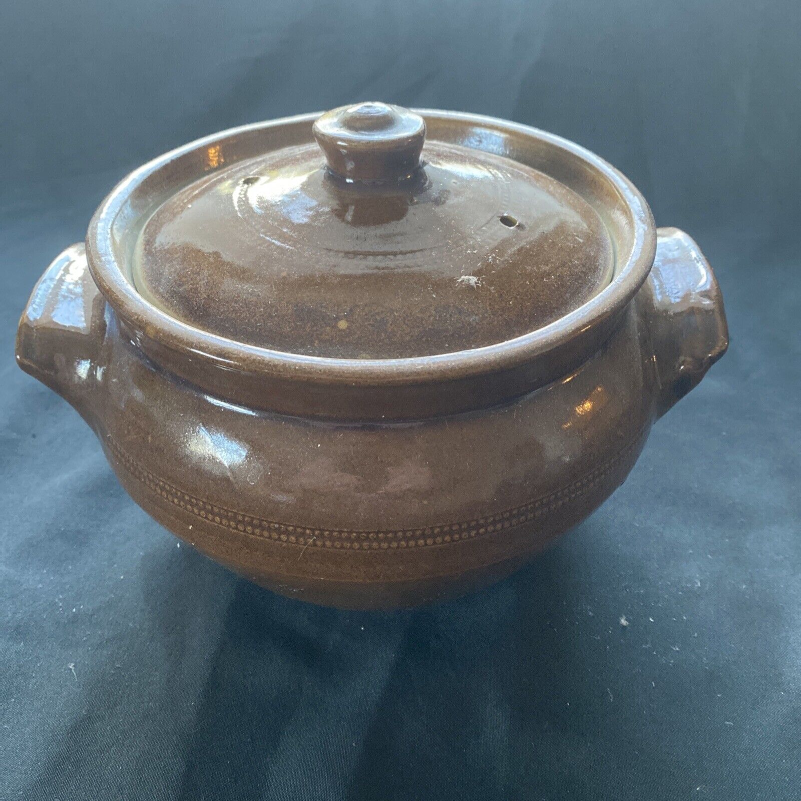 Pearsons of Chesterfield Casserole pot with lid Vintage 70's - (9602)