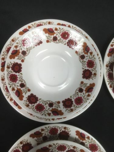 RIDGWAY Carissima 1960's Pure Bone Chine Tea Set 36 pieces - (2793)