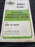Barnett's Street Plan with Index 1970's - Slough Maidenhead Windsor Eton (1301)