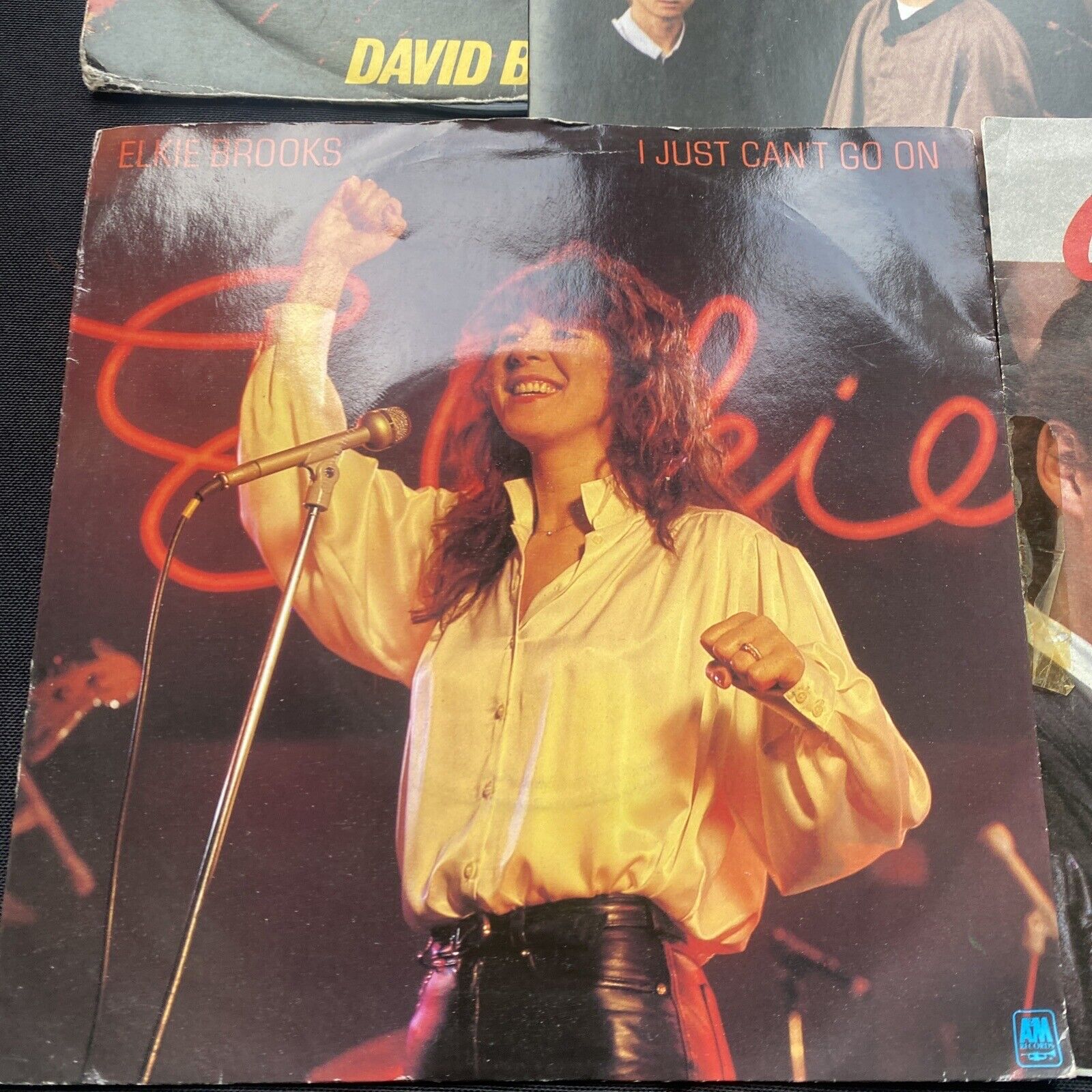 Vinyl Records 7" Singles 5 x 1980's A-Ha, David Bowie, Elkie Brooks Moyet (9447