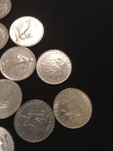France Franc 1 Francs Coins x 15 - All 1960's - (2806)