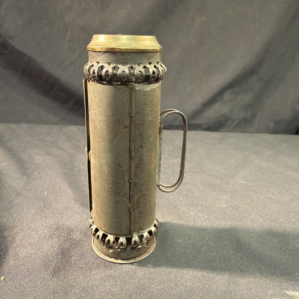 Victorian Antique Thief Burgler folding dark lantern Lamp - (2033)