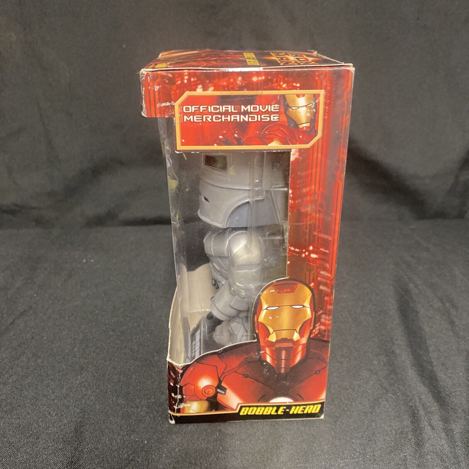 FUNKO Wacky Wobbler 2008 Iron Man Mark 1 Bobble Head RARE - (8634)