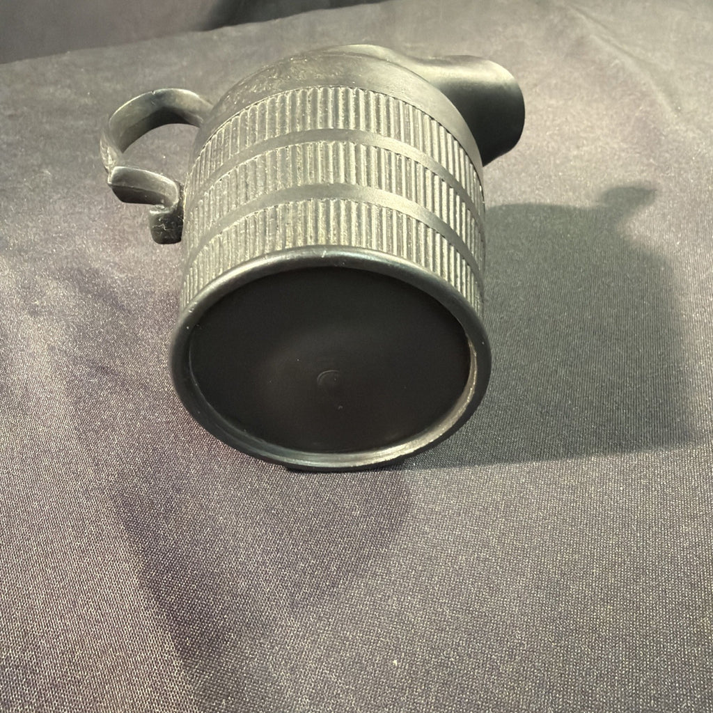 Vintage Black Basalt Jug / Creamer 12cm tall Wedgwood? - (1979)