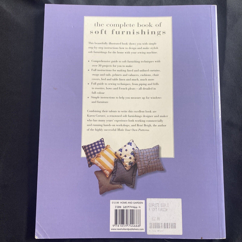 BOOK - The Complete Book of Soft Furnishings - Coetzee & Bergh - (9668)