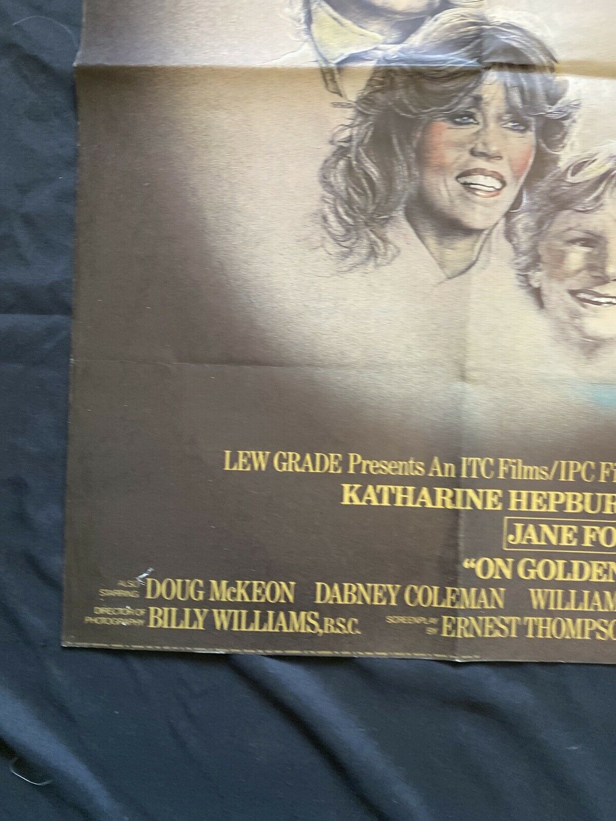 ORIGINAL UK QUAD POSTER - On Golden Pond - 1981 - 30" x 40" - (6556)