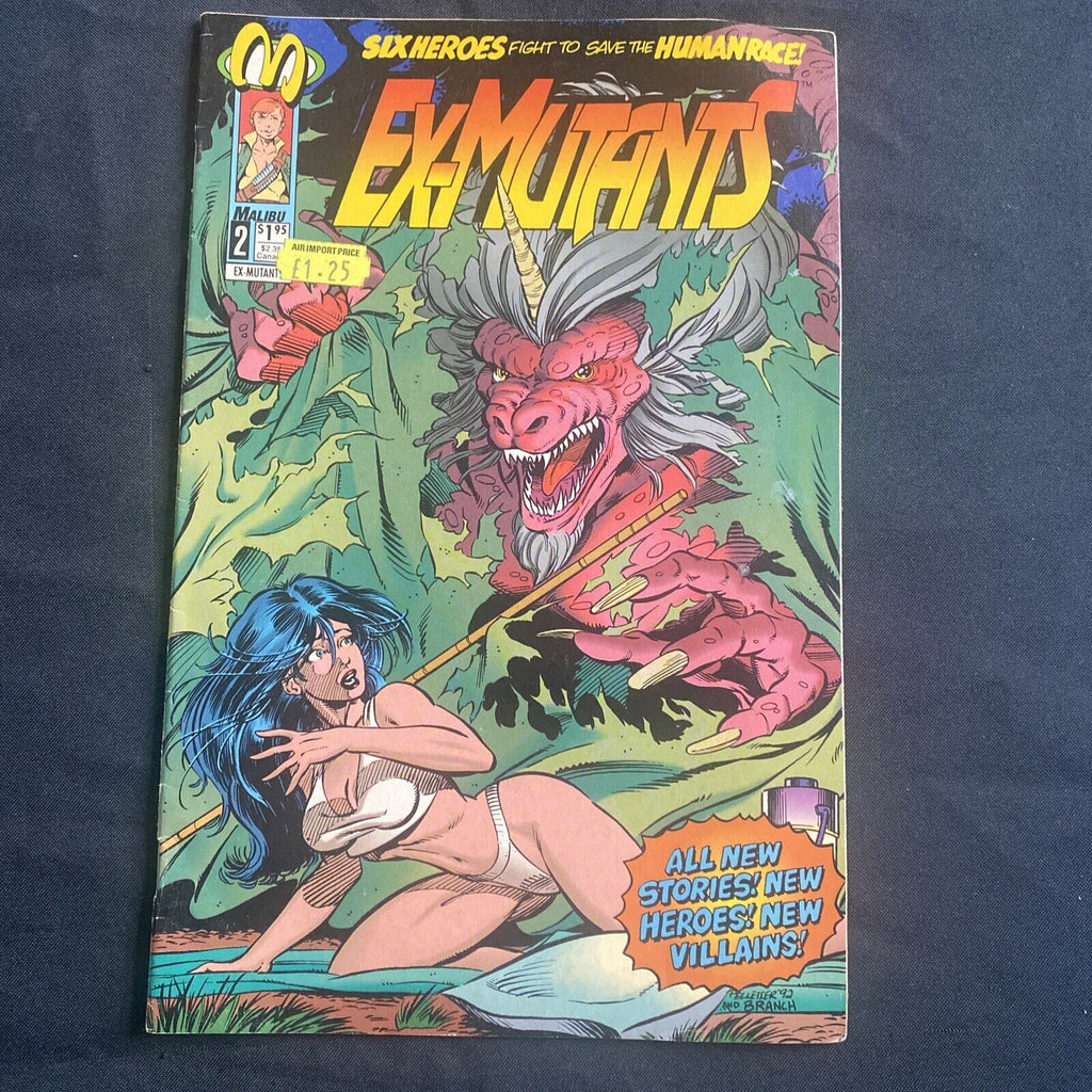 COMIC  - MALIBU Comics - Ex-MUTANTS - #2 - Dec 1992 - (8749)