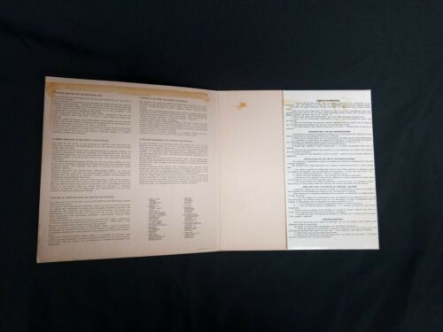 POSTOJNA CAVE - Floppy vinyl English single and 11 original slide photos (6986)