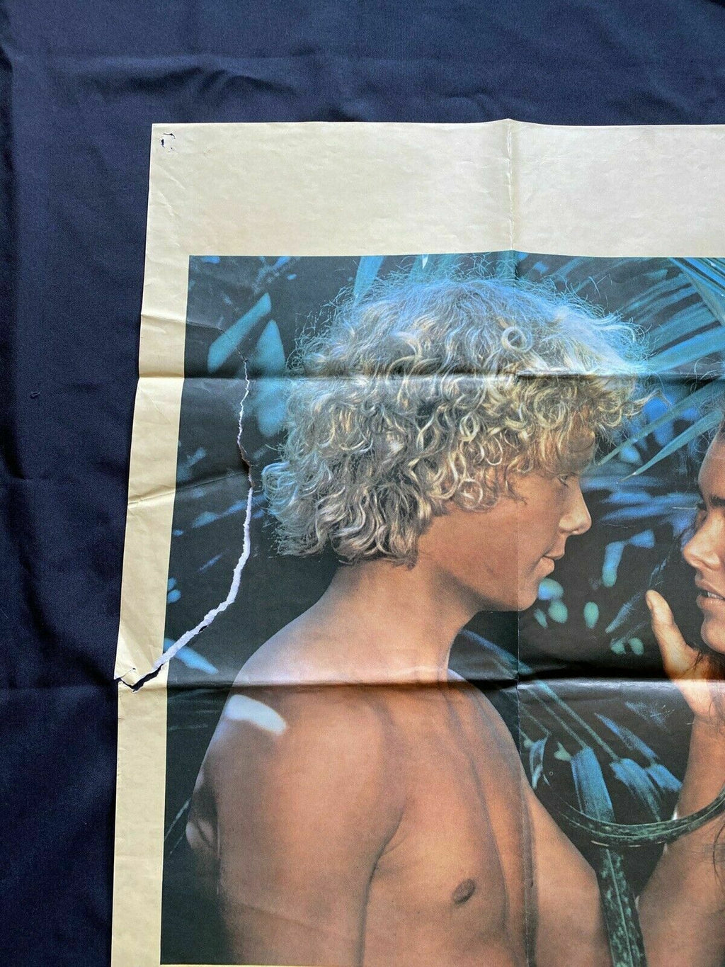 ORIGINAL UK QUAD POSTER - The Blue Lagoon 1980 -  30" x 40" - (6590)
