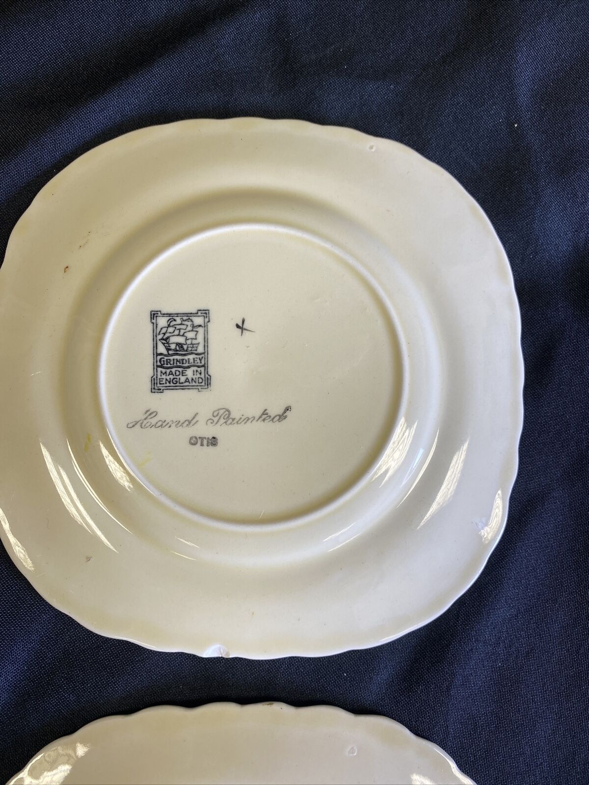 Grindley 15cm Tea Plates x 4 Art Deco design Otis - Excellent condition - (7565)