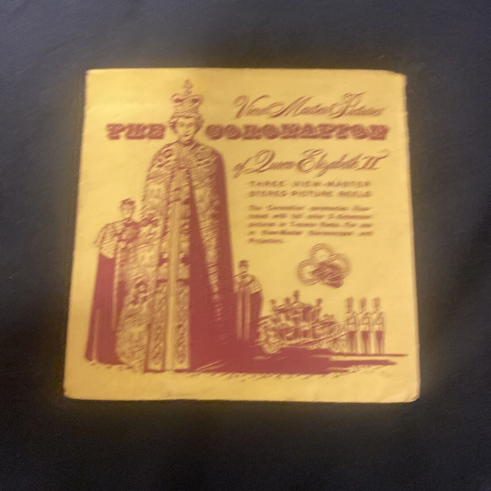 View Master Pictures 3 Reels The Coronation of Queen Elizabeth II - (9019)