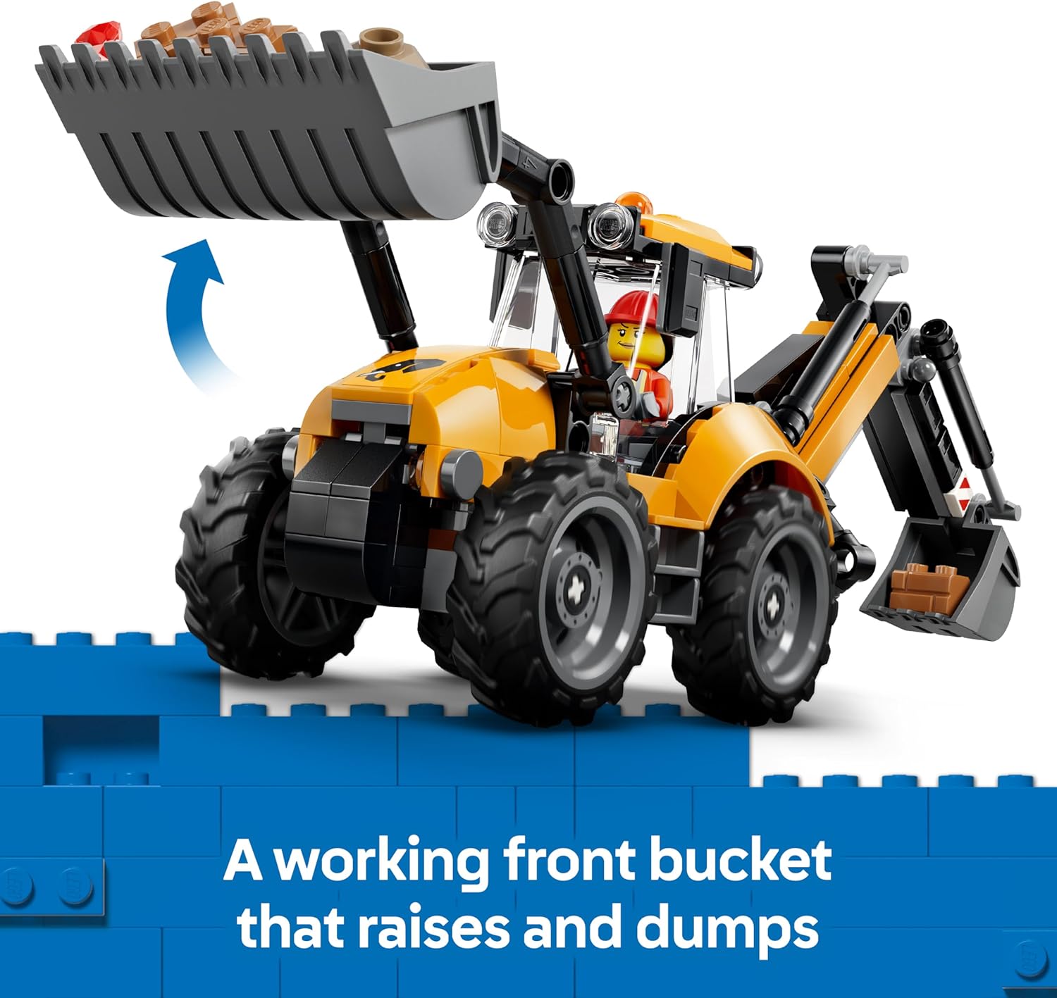 LEGO City Great Vehicles - Yellow Backhoe Loader - 60480