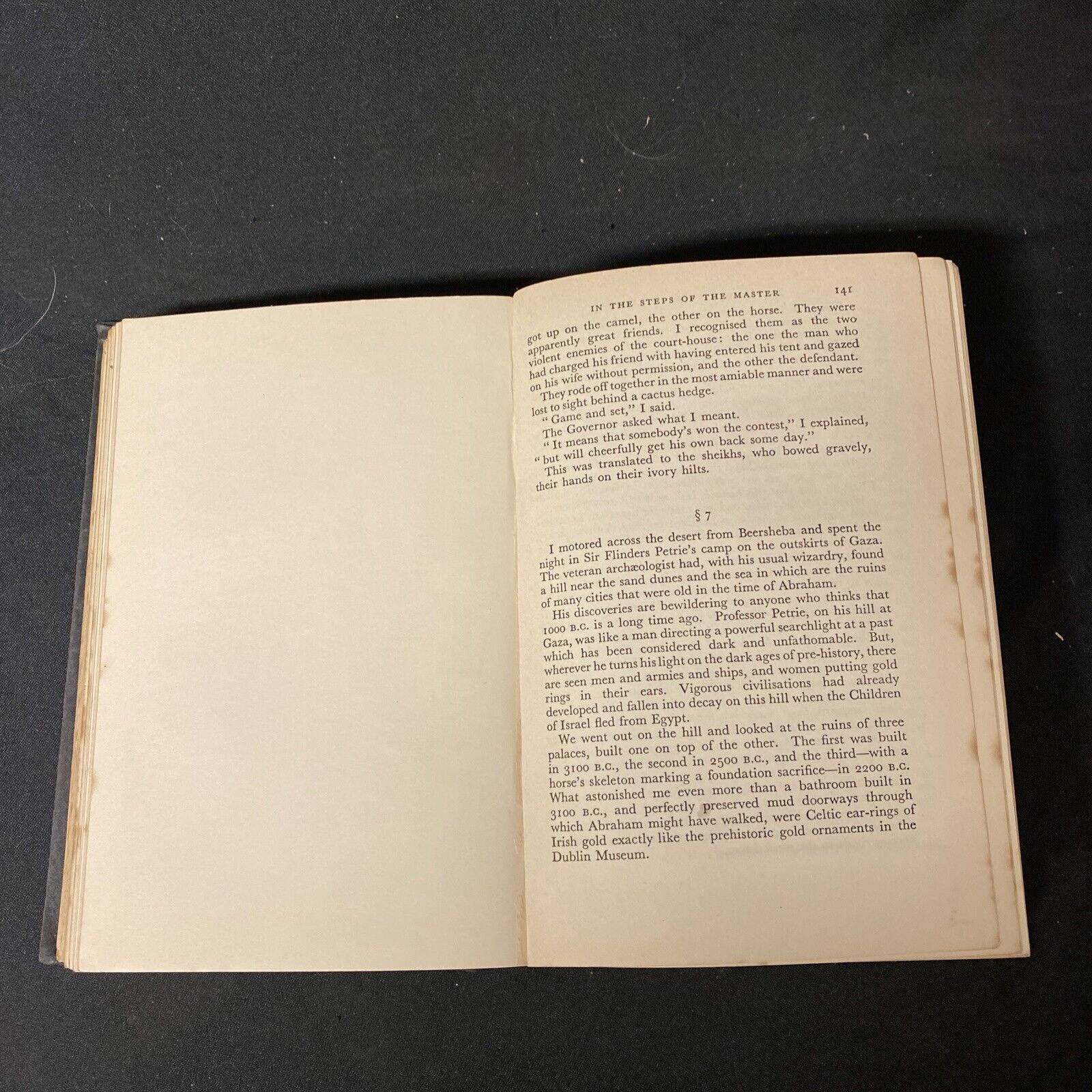 BOOK - In The Steps Of The Master - H.V. Morton 1934 With Photographs - (5259)
