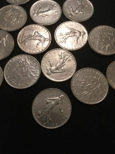 France Franc 1 Francs Coins x 15 - All 1960's - (2806)