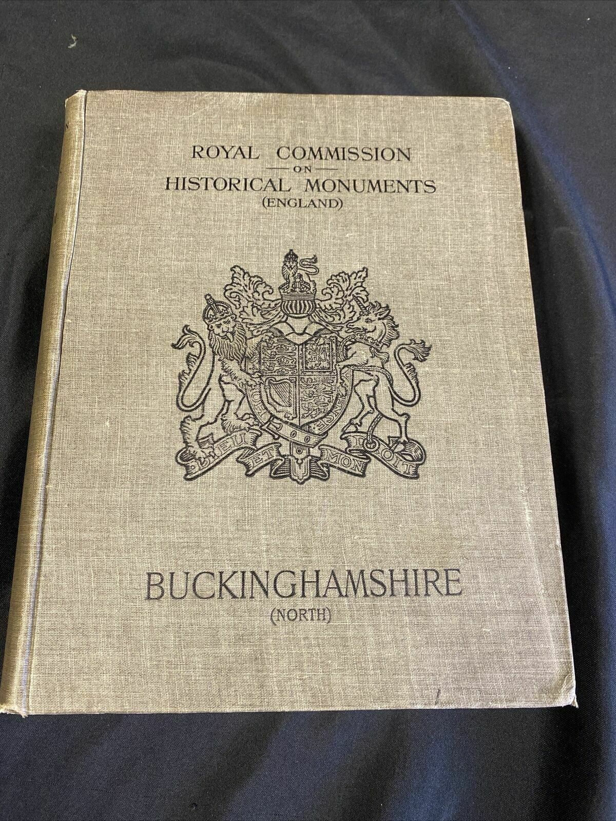 Royal Commission on Historical Monuments Buckinghamshire North Book 1913  - (7674
