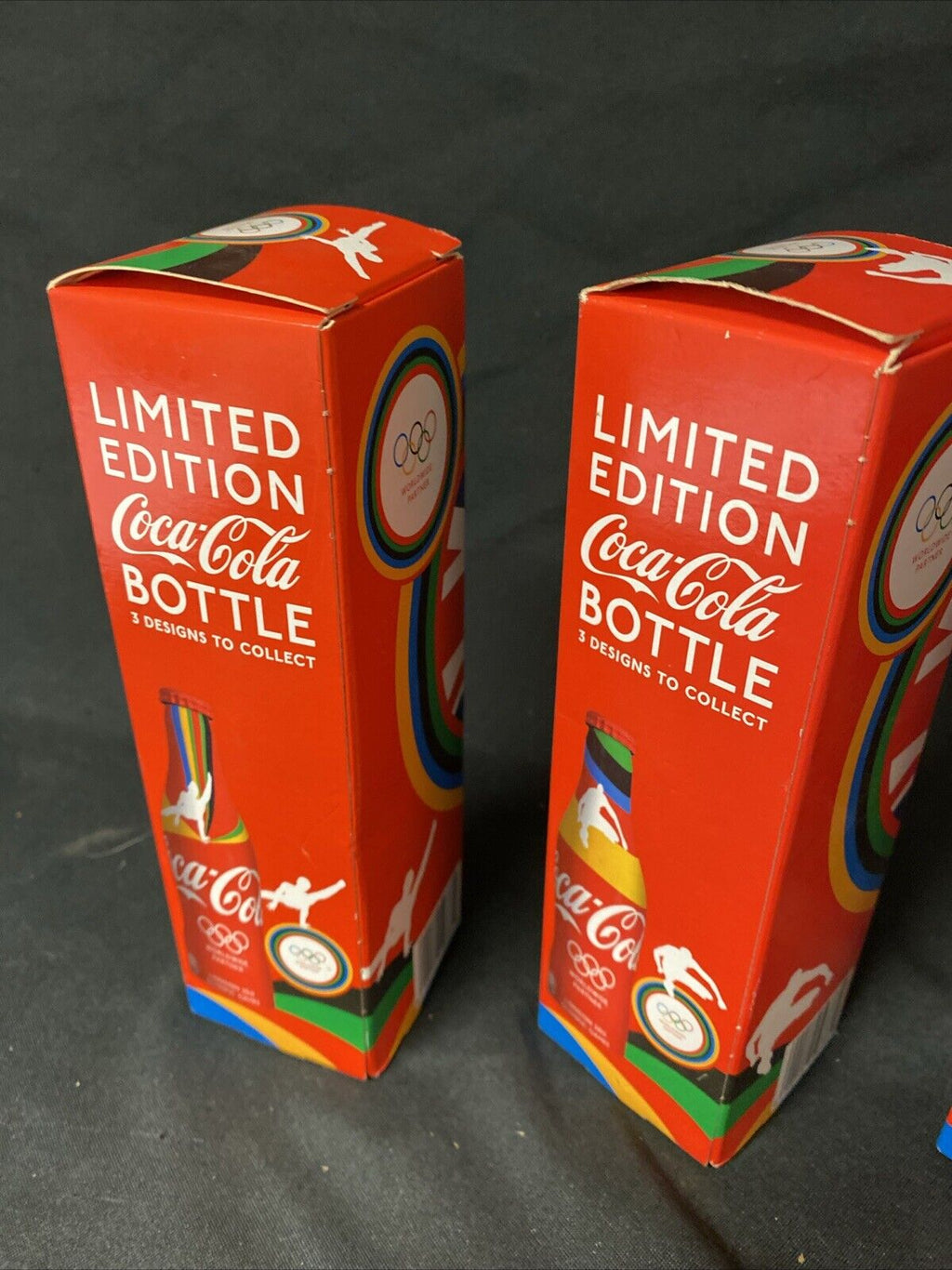 Coca Cola Limited Edition Olympics London 2012 Set of 3 Alloy Bottles - (5521)